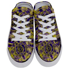 Fractal Glowing Kaleidoscope Half Slippers by Ravend