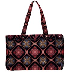 Background Pattern Geometric Wallpaper Seamless Canvas Work Bag by Ravend