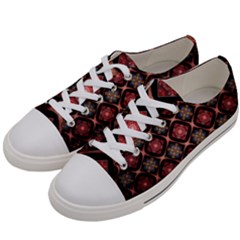 Background Pattern Geometric Wallpaper Seamless Men s Low Top Canvas Sneakers by Ravend