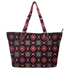 Background Pattern Geometric Wallpaper Seamless Full Print Shoulder Bag by Ravend