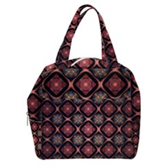 Background Pattern Geometric Wallpaper Seamless Boxy Hand Bag by Ravend