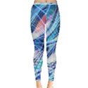 Background Neon Geometric Cubes Colorful Lights Inside Out Leggings View1