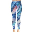 Background Neon Geometric Cubes Colorful Lights Inside Out Leggings View3