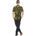 Sunflowers Yellow Flowers Flowers Digital Drawing Men s Polo Tee View2