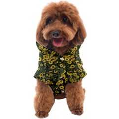 Sunflowers Yellow Flowers Flowers Digital Drawing Dog Coat by Ravend