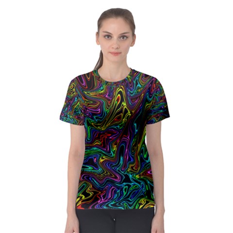 Melting Colours Women s Sport Mesh Tee by DimensionalClothing