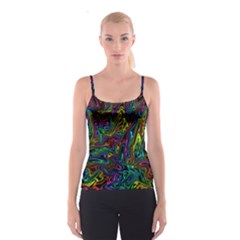 Melting Colours Spaghetti Strap Top by DimensionalClothing