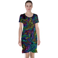 Melting Colours Short Sleeve Nightdress by DimensionalClothing