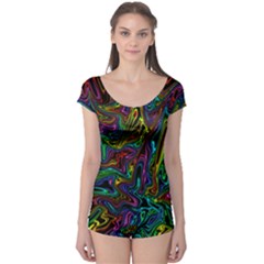 Melting Colours Boyleg Leotard  by DimensionalClothing