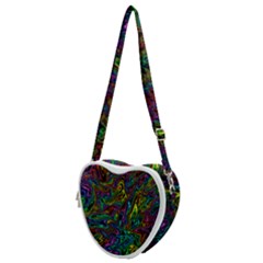 Melting Colours Heart Shoulder Bag by DimensionalClothing