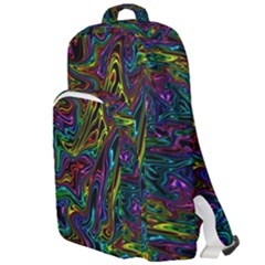 Melting Colours Double Compartment Backpack by DimensionalClothing