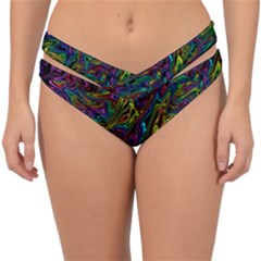 Melting Colours Double Strap Halter Bikini Bottom by DimensionalClothing