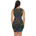 Melting Colours Draped Bodycon Dress View4