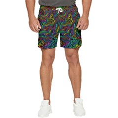 Melting Colours Men s Runner Shorts by DimensionalClothing