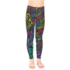 Melting Colours Kids  Classic Winter Leggings by DimensionalClothing