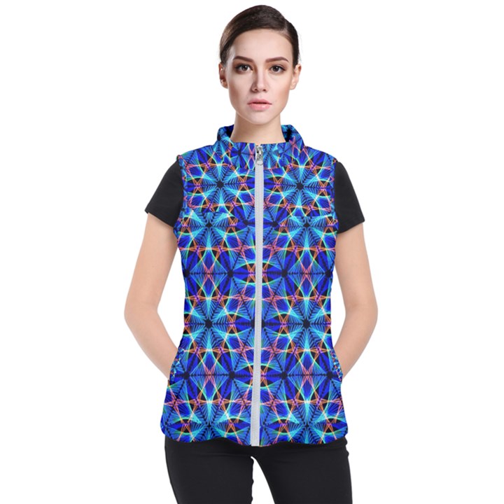 Geometric Women s Puffer Vest