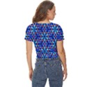 Geometric Twist Front Crop Top View4