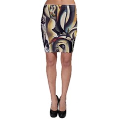 Model Of Picasso Bodycon Skirt by Sparkle