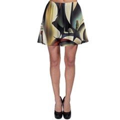 Model Of Picasso Skater Skirt by Sparkle