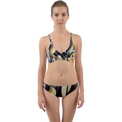 Model Of Picasso Wrap Around Bikini Set by Sparkle