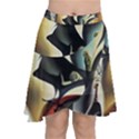 Model Of Picasso Chiffon Wrap Front Skirt View1