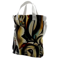 Model Of Picasso Canvas Messenger Bag by Sparkle