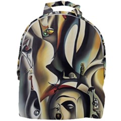 Model Of Picasso Mini Full Print Backpack by Sparkle