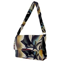 Model Of Picasso Full Print Messenger Bag (s) by Sparkle