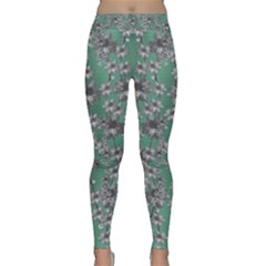 Forest Of Silver Pagoda Vines Classic Yoga Leggings by pepitasart