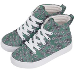 Forest Of Silver Pagoda Vines Kids  Hi-top Skate Sneakers by pepitasart