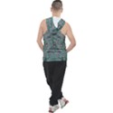 Forest Of Silver Pagoda Vines Men s Sleeveless Hoodie View2