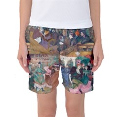 Moulin Rouge One Women s Basketball Shorts by witchwardrobe