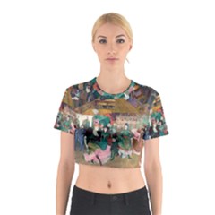 Moulin Rouge One Cotton Crop Top by witchwardrobe