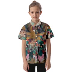 Moulin Rouge One Kids  Short Sleeve Shirt by witchwardrobe