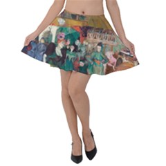 Moulin Rouge One Velvet Skater Skirt by witchwardrobe