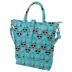 Skullart Buckle Top Tote Bag by Sparkle