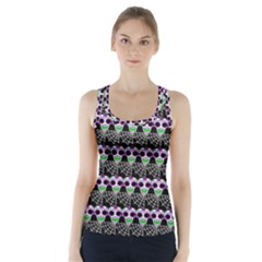 Skullspider Racer Back Sports Top by Sparkle