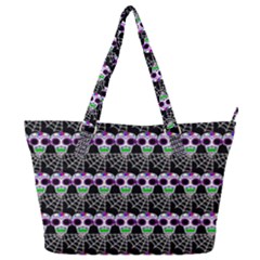 Skullspider Full Print Shoulder Bag by Sparkle