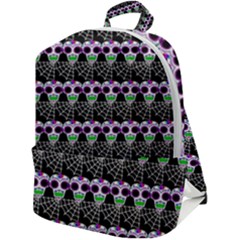 Skullspider Zip Up Backpack by Sparkle