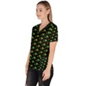 Pixels Women s V-Neck Scrub Top View2