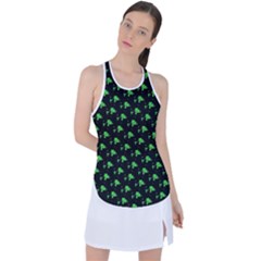 Pixels Racer Back Mesh Tank Top by Sparkle