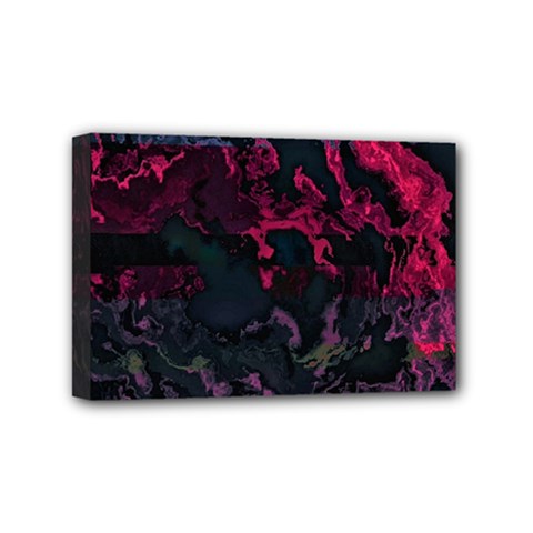 Granite Glitch Mini Canvas 6  X 4  (stretched) by MRNStudios