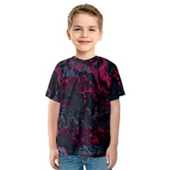 Granite Glitch Kids  Sport Mesh Tee