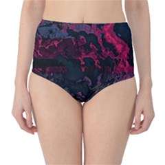 Granite Glitch Classic High-waist Bikini Bottoms by MRNStudios