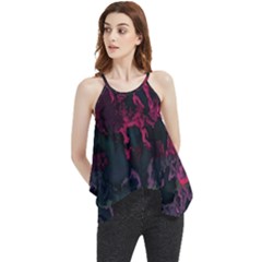 Granite Glitch Flowy Camisole Tank Top by MRNStudios