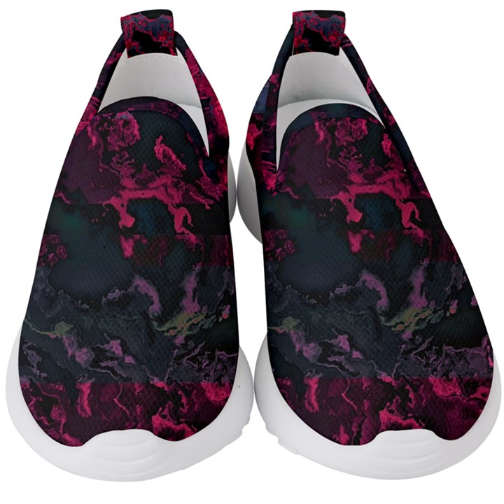 Granite Glitch Kids  Slip On Sneakers