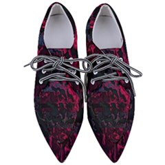 Granite Glitch Pointed Oxford Shoes by MRNStudios