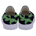 Ship Sea Monster Boat Island Night Pixel Kids  Canvas Slip Ons View4