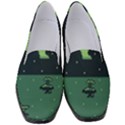 Ship Sea Monster Boat Island Night Pixel Women s Classic Loafer Heels View1