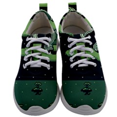 Ship Sea Monster Boat Island Night Pixel Mens Athletic Shoes by Pakemis